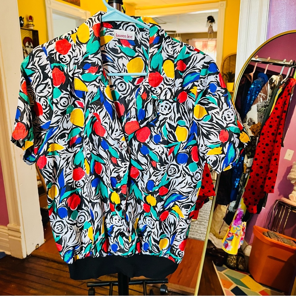 Vintage floral top